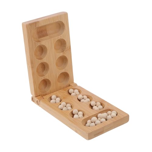 ERINGOGO Klappbares Mancala Brettspiel aus Holz mit Kleinen Bunten Perlen Pädagogisches Legespiel für Fördert Logisches Denken für Familie und Eltern Junge Mädchen interaktion ERINGOGO Klappbares Mancala Brettspiel aus Holz mit Kleinen Bunten Perlen Pädagogisches Legespiel für Fördert Logisches Denken für Familie und Eltern Junge Mädchen interaktion von ERINGOGO