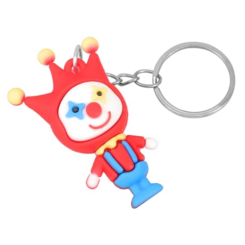 ERINGOGO Kleiner Clown Schlüsselanhänger Schlüsselring für Taschen Rucksäcke Dekorativer Anhänger Witziges Design Multifunktional als Geldbeutel Anhänger für Frauen ERINGOGO Kleiner Clown Schlüsselanhänger Schlüsselring für Taschen Rucksäcke Dekorativer Anhänger Witziges Design Multifunktional als Geldbeutel Anhänger für Frauen von ERINGOGO
