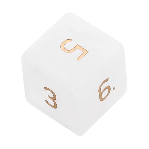 ERINGOGO Kristallweiß Würfel Würfelspiel Zubehör Glatte Oberfläche Tragbar Lustiges Party Brettspiel und Rollenspiel ERINGOGO Kristallweiß Würfel Würfelspiel Zubehör Glatte Oberfläche Tragbar Lustiges Party Brettspiel und Rollenspiel von ERINGOGO