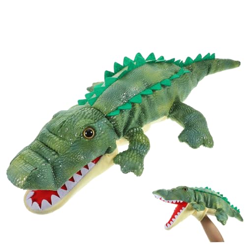 ERINGOGO Krokodil Handpuppe aus Weichem Plüsch Interaktive Tier-handpuppe für Geschichten und Rollenspiele Pädagogisches Kommunikation und Fantasie bei Kindern ERINGOGO Krokodil Handpuppe aus Weichem Plüsch Interaktive Tier-handpuppe für Geschichten und Rollenspiele Pädagogisches Kommunikation und Fantasie bei Kindern von ERINGOGO