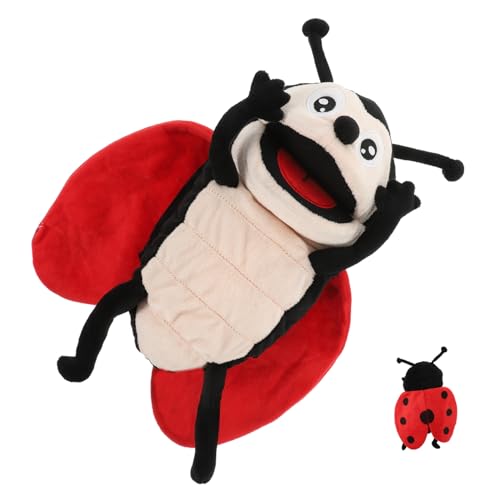 ERINGOGO Kuscheliger Marienkäfer Handpuppe Plüschspielzeug für Storytelling Interaktive Handpuppe als Frühpädagogisches Geschenk für Geburtstage und Fantasieförderung ERINGOGO Kuscheliger Marienkäfer Handpuppe Plüschspielzeug für Storytelling Interaktive Handpuppe als Frühpädagogisches Geschenk für Geburtstage und Fantasieförderung von ERINGOGO