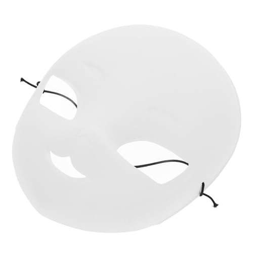 ERINGOGO Leere Weiße Fuchsmaske aus Dickem Kunststoff Matte PVC Vollgesichtsmaske zum Bemalen DIY Cosplay Maske für Halloween Karneval Fasching Kreative Bastelmaske für Erwachsene ERINGOGO Leere Weiße Fuchsmaske aus Dickem Kunststoff Matte PVC Vollgesichtsmaske zum Bemalen DIY Cosplay Maske für Halloween Karneval Fasching Kreative Bastelmaske für Erwachsene von ERINGOGO
