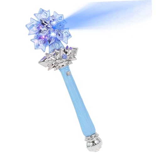 ERINGOGO Leuchtender Snowflake Zauberstab für Robustes Kunststoffspielzeug mit Musik Sprühfunktion Farbenfrohes Licht für Mädchen Verkleidung Party und Rollenspiele ERINGOGO Leuchtender Snowflake Zauberstab für Robustes Kunststoffspielzeug mit Musik Sprühfunktion Farbenfrohes Licht für Mädchen Verkleidung Party und Rollenspiele von ERINGOGO