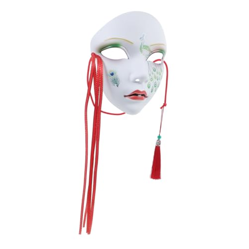 ERINGOGO Maske Im Chinesischen Stil Traditionelle Chinesische Maske Japanische Maske Bühnen-performance-requisite Maskenball Maske Party-anziehmaske Venezianische Partymaske Fuchsmaske Pp von ERINGOGO