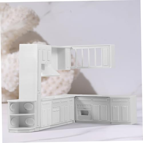 ERINGOGO Maßstab Miniatur Küchenzeile mit Waschbecken und Herd Puppenhaus Möbel Modell für Sandtisch Dekoration ERINGOGO Maßstab Miniatur Küchenzeile mit Waschbecken und Herd Puppenhaus Möbel Modell für Sandtisch Dekoration von ERINGOGO