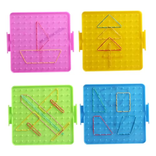 ERINGOGO Mathematik Nagelbrett Doppelseitig mit Gummibändern Pädagogisches Lernspielzeug für Grundschüler Demo Tool zur Mathematischer Fähigkeiten Bunte Farbmischung ERINGOGO Mathematik Nagelbrett Doppelseitig mit Gummibändern Pädagogisches Lernspielzeug für Grundschüler Demo Tool zur Mathematischer Fähigkeiten Bunte Farbmischung von ERINGOGO