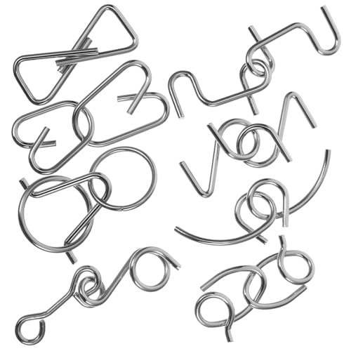 ERINGOGO Metallisches Brain Interlock Puzzle Teiliges Lernspielzeug für Kognitiver Fähigkeiten Denkspiel für Jungen Mädchen und Erwachsene ERINGOGO Metallisches Brain Interlock Puzzle Teiliges Lernspielzeug für Kognitiver Fähigkeiten Denkspiel für Jungen Mädchen und Erwachsene von ERINGOGO