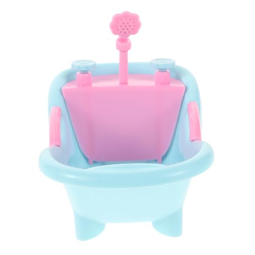 ERINGOGO Mini Badewanne Babydoll Badewanne Für Babys Puppen Badewanne Caddy Mini Badewanne Badezimmer Dekoration Badewanne Für Mini Puppen Badewanne Puppe Aus Kunststoff von ERINGOGO