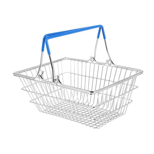 ERINGOGO Mini Einkaufskorb aus Eisen für Tragbarer Aufbewahrungskorb für Bücher und Puppenzubehör Einzigartiges Design Leicht und Robust für Rollenspiele und Partybedarf ERINGOGO Mini Einkaufskorb aus Eisen für Tragbarer Aufbewahrungskorb für Bücher und Puppenzubehör Einzigartiges Design Leicht und Robust für Rollenspiele und Partybedarf von ERINGOGO