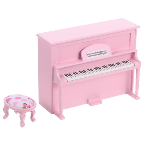 ERINGOGO Mini-Klavierdekoration Spielzeugklavier Puppenhaus-Piano-Modell Klaviermodellspielzeug Möbelschmuck für Puppenstuben Puppenhaus-Miniaturklavier Klavier hölzern Rosa ERINGOGO Mini-Klavierdekoration Spielzeugklavier Puppenhaus-Piano-Modell Klaviermodellspielzeug Möbelschmuck für Puppenstuben Puppenhaus-Miniaturklavier Klavier hölzern Rosa von ERINGOGO