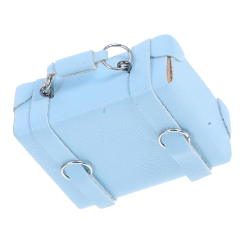 ERINGOGO Mini Koffer Für Modelle Leder Mini Koffer Miniatur Vintage Miniatur Gepäck Kleines Gepäck Puppenhaus Gepäckspielzeug Für Winziger Himmelblau ERINGOGO Mini Koffer Für Modelle Leder Mini Koffer Miniatur Vintage Miniatur Gepäck Kleines Gepäck Puppenhaus Gepäckspielzeug Für Winziger Himmelblau von ERINGOGO