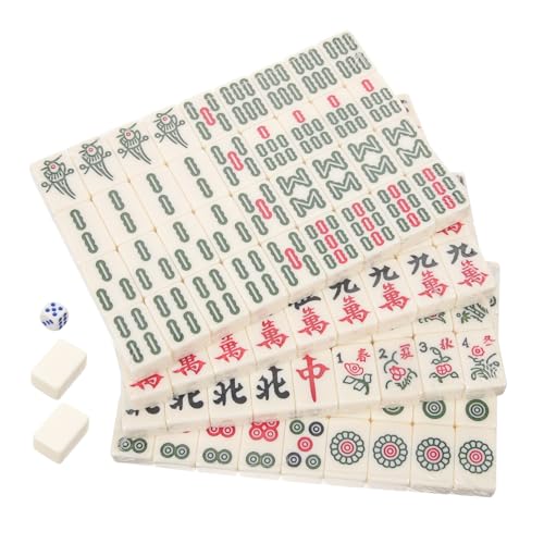ERINGOGO Mini Mahjong Set aus Resin mit Farbigen Gravuren Tragbares Miniatur Mahjongspiel Leichtes Kratzfestes Outdoor Spiel für Reisen Partys und Familienunterhaltung ERINGOGO Mini Mahjong Set aus Resin mit Farbigen Gravuren Tragbares Miniatur Mahjongspiel Leichtes Kratzfestes Outdoor Spiel für Reisen Partys und Familienunterhaltung von ERINGOGO