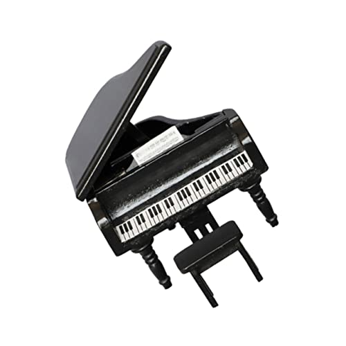 ERINGOGO Mini-Piano-Modell bastelzeug handwerkskunst Geschenkeidee Klavier House Decoration Mikro Puppenmöbel Miniatur Mini-Dekoration Mini-Landschaftsverzierungen Holz Black von ERINGOGO