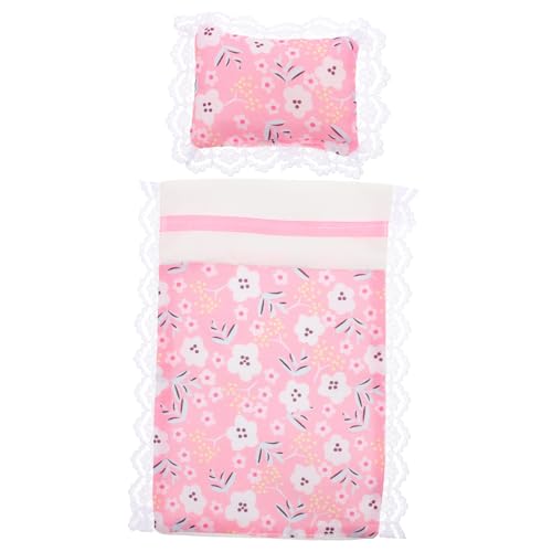 ERINGOGO Mini Puppenhaus Bettwäsche aus Strapazierfähigem Kissen und Bettlaken Weiche Langlebige Puppenbettdecke für Kleine Puppenbett Dekoration Fein Verarbeitet Leicht zu Pflegen ERINGOGO Mini Puppenhaus Bettwäsche aus Strapazierfähigem Kissen und Bettlaken Weiche Langlebige Puppenbettdecke für Kleine Puppenbett Dekoration Fein Verarbeitet Leicht zu Pflegen von ERINGOGO