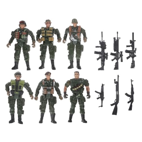 ERINGOGO Mini Soldatenfiguren Teilig Militärische Spielfiguren Kleine Soldatenmodelle Detailreich Realistisch Sammler und Spielzeugfiguren ERINGOGO Mini Soldatenfiguren Teilig Militärische Spielfiguren Kleine Soldatenmodelle Detailreich Realistisch Sammler und Spielzeugfiguren von ERINGOGO