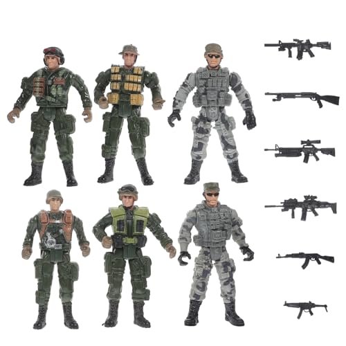 ERINGOGO Mini Soldatenfiguren Teiliges Militärspielzeug Miniatur Soldaten Actionfiguren Für Antiterror Einheiten Und Spezialkräfte Spieleset Für Kreatives von ERINGOGO