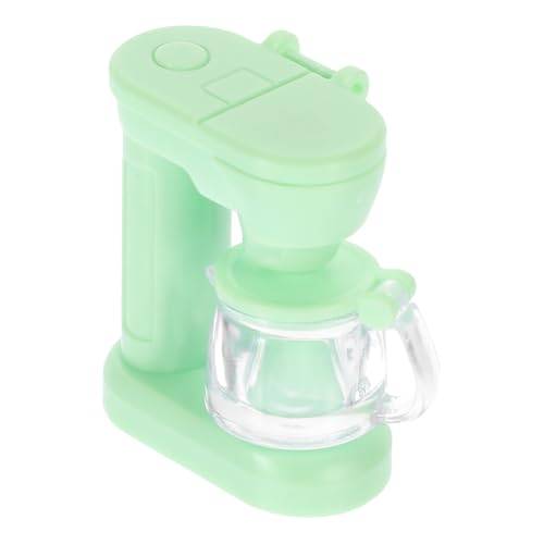 ERINGOGO Mini-kaffeemaschine Zappelspielzeug Puppendekor Kaffeemaschine Für Miniatur Puppenhaus Kaffeemaschine Spielzeugkaffeemaschine Für Zappeln Green von ERINGOGO