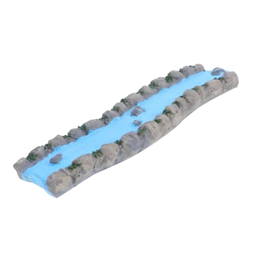 ERINGOGO Miniatur Fluss Resin Wasserlandschaft Dekor Langlebige Miniatur Szenerie für Sandkastentherapie Zen Garten Psychologische Entspannung Kunsthandwerk Figurine ERINGOGO Miniatur Fluss Resin Wasserlandschaft Dekor Langlebige Miniatur Szenerie für Sandkastentherapie Zen Garten Psychologische Entspannung Kunsthandwerk Figurine von ERINGOGO