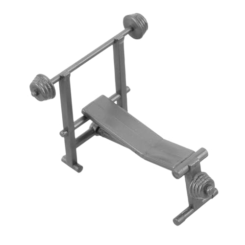ERINGOGO Miniatur Hantelbank Puppenhaus Fitness Zubehör DIY Modell Mikroszene Spielset Realistisches Gym Equipment Zubehör für Puppenhaus Dekoration ERINGOGO Miniatur Hantelbank Puppenhaus Fitness Zubehör DIY Modell Mikroszene Spielset Realistisches Gym Equipment Zubehör für Puppenhaus Dekoration von ERINGOGO