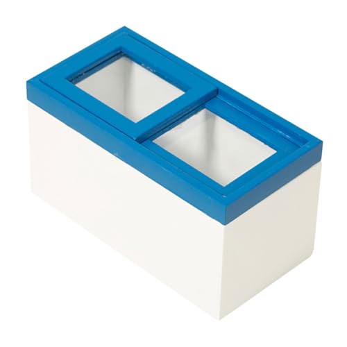 ERINGOGO Miniatur Horizontaler Gefrierschrank Holzmodell Weiß Dekoratives Puppenhaus Möbel Praktisches und kleines Haus Accessoire Detailreich und Kindgerecht ERINGOGO Miniatur Horizontaler Gefrierschrank Holzmodell Weiß Dekoratives Puppenhaus Möbel Praktisches und kleines Haus Accessoire Detailreich und Kindgerecht von ERINGOGO