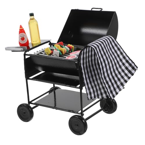 ERINGOGO Miniatur Puppenhaus BBQ Grill Miniatur Grillrost Zubehör Mini Küche Barbecue Modell für DIY Puppenhaus Dekoration und Sammler ERINGOGO Miniatur Puppenhaus BBQ Grill Miniatur Grillrost Zubehör Mini Küche Barbecue Modell für DIY Puppenhaus Dekoration und Sammler von ERINGOGO
