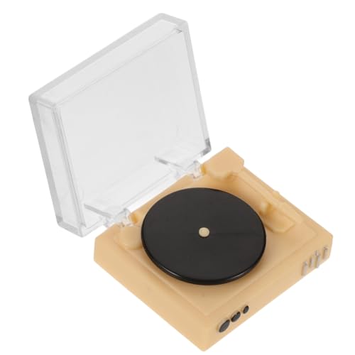 ERINGOGO Miniatur Puppenhaus Zubehör Mini Retro Schallplattenspieler Modell für Miniatur Hausdekoration DIY Wohnzimmer Schlafzimmer Mikro Szene ERINGOGO Miniatur Puppenhaus Zubehör Mini Retro Schallplattenspieler Modell für Miniatur Hausdekoration DIY Wohnzimmer Schlafzimmer Mikro Szene von ERINGOGO