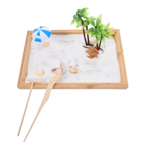 ERINGOGO Miniatur Sand Tray mit Thema Dekoratives Zen Garten Entspannendes Sandspielzeug für Büro und Zuhause Meerestiere als und Wohnaccessoire ERINGOGO Miniatur Sand Tray mit Thema Dekoratives Zen Garten Entspannendes Sandspielzeug für Büro und Zuhause Meerestiere als und Wohnaccessoire von ERINGOGO