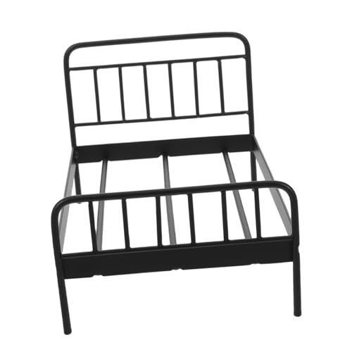 ERINGOGO Miniaturmöbel Dollhouse Schlafzimmermöbel Kleines Etagenbett Tell Vor, Zu Puppenhaus-möbelbett Miniatur-möbelbett Puppenbett Spielbett Schwarz ERINGOGO Miniaturmöbel Dollhouse Schlafzimmermöbel Kleines Etagenbett Tell Vor, Zu Puppenhaus-möbelbett Miniatur-möbelbett Puppenbett Spielbett Schwarz von ERINGOGO