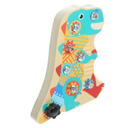 ERINGOGO Montessori Holz Schraubbrett Dinosaurier für Vorschulkinder Motorisches Lernspiel Handliches Konstruktionsset Robustes Holz und Metallmaterial Fördert Koordination und Kognitive ERINGOGO Montessori Holz Schraubbrett Dinosaurier für Vorschulkinder Motorisches Lernspiel Handliches Konstruktionsset Robustes Holz und Metallmaterial Fördert Koordination und Kognitive von ERINGOGO