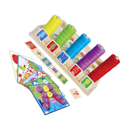 ERINGOGO Montessori Holzpuzzle Lernspielzeug Pädagogische Arithmetische Bausteine Kindgerechtes Zahlen Farbenlernen Fördert Feinmotorik Kreativität und Problemlösungsfähigkeit Sicher ERINGOGO Montessori Holzpuzzle Lernspielzeug Pädagogische Arithmetische Bausteine Kindgerechtes Zahlen Farbenlernen Fördert Feinmotorik Kreativität und Problemlösungsfähigkeit Sicher von ERINGOGO