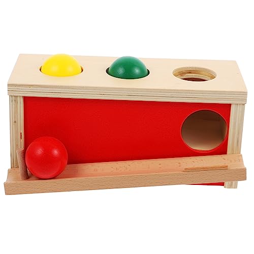 ERINGOGO Montessori Holzspielzeug Für Kleinkinder Konzentrationstraining Ball Drop Box Ideales Für Monate Alte Fördert Hand Auge Koordination Und Spielerisches von ERINGOGO