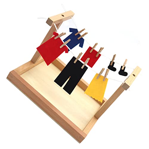 ERINGOGO Montessori Kleiderständer Holzspielzeug Bunte Lernkleiderbügel Pädagogisch Zweckmäßig Glatte Oberfläche Leicht und Handlich Frühe Bildung für Mädchen Jungen ERINGOGO Montessori Kleiderständer Holzspielzeug Bunte Lernkleiderbügel Pädagogisch Zweckmäßig Glatte Oberfläche Leicht und Handlich Frühe Bildung für Mädchen Jungen von ERINGOGO