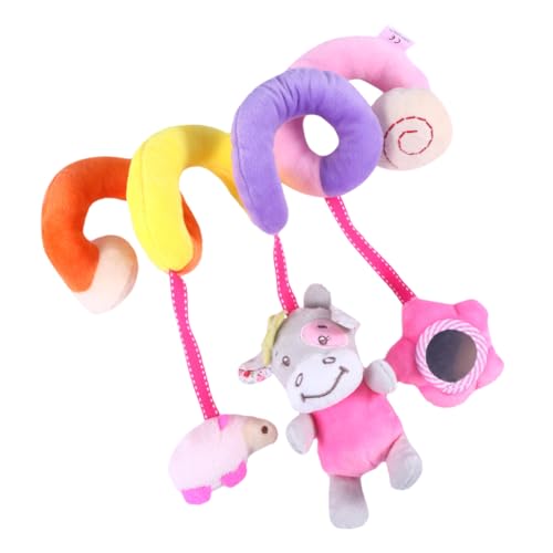 ERINGOGO Multifunktionales Spiral hängespielzeug für Junge Mädchen Weiches Plüsch stofftier mit Glocke Geeignet für Kinderwagen Babybett und Autositz Fördert Spielerisch Entdeckung und ERINGOGO Multifunktionales Spiral hängespielzeug für Junge Mädchen Weiches Plüsch stofftier mit Glocke Geeignet für Kinderwagen Babybett und Autositz Fördert Spielerisch Entdeckung und von ERINGOGO