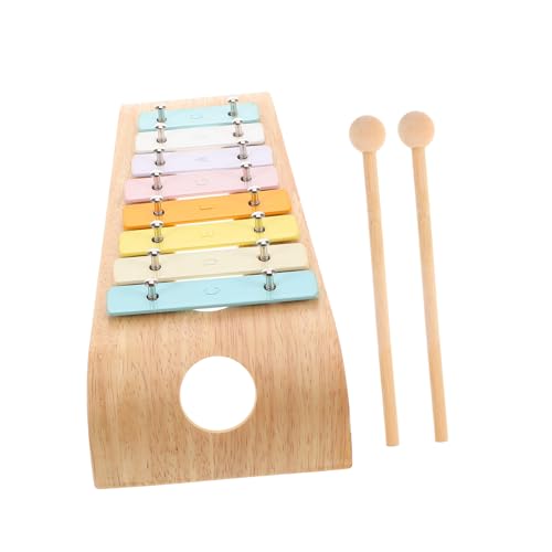 ERINGOGO Montessori-musikinstrumente 8-Noten-Glockenspiel Xylophon für Jungen und Mädchen Kleinkindspielzeug Instrumente Musikalische Fähigkeiten Von Jungen und Mädchen von ERINGOGO