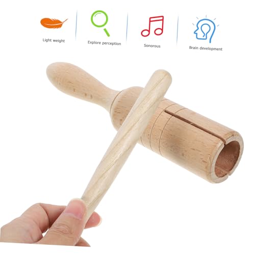 ERINGOGO Percussion Holz Guiro Schlaginstrument Musikspielzeug für Frühförderung Sichere Oberfläche Leichte Bedienung Fördert Rhythmus und Sensorische Entwicklung ERINGOGO Percussion Holz Guiro Schlaginstrument Musikspielzeug für Frühförderung Sichere Oberfläche Leichte Bedienung Fördert Rhythmus und Sensorische Entwicklung von ERINGOGO