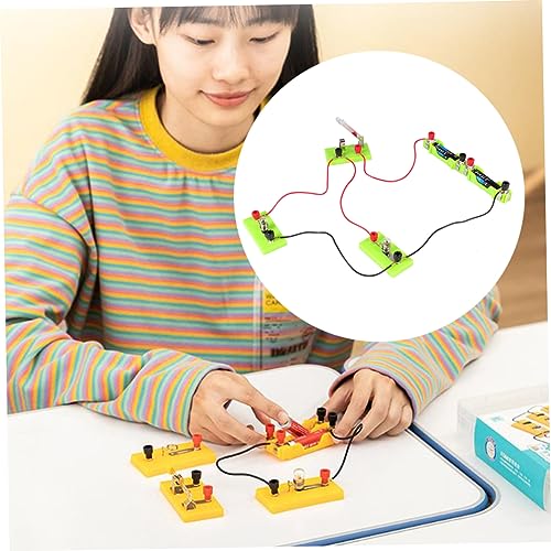 ERINGOGO Physik Experimentierkasten mit Einfachem Robustes und Unterrichtswerkzeug für Elektrische Versuche Batterie für Schaltkreis und Elektrizitätsprojekte ERINGOGO Physik Experimentierkasten mit Einfachem Robustes und Unterrichtswerkzeug für Elektrische Versuche Batterie für Schaltkreis und Elektrizitätsprojekte von ERINGOGO