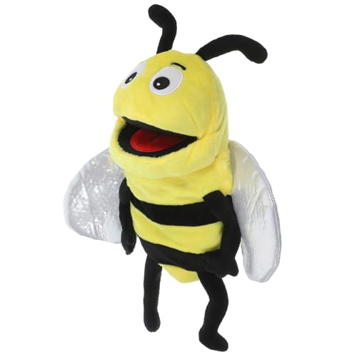 ERINGOGO Plüsch Biene Handpuppe Handpuppen Interaktives Kuscheltier Für Rollenspiele Geschichten Erzählen Kreative Eltern Junge Mädchen Kommunikation ERINGOGO Plüsch Biene Handpuppe Handpuppen Interaktives Kuscheltier Für Rollenspiele Geschichten Erzählen Kreative Eltern Junge Mädchen Kommunikation von ERINGOGO
