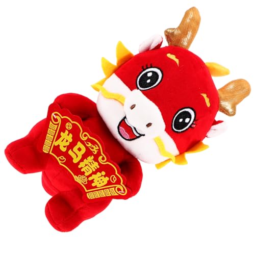 ERINGOGO Plüsch Drache Chinesisches Neujahr Drachendekoration Maskottchen Kuscheltier für Geburtstage Hochwertiges Stofftier Geschenk für Familie Freunde ERINGOGO Plüsch Drache Chinesisches Neujahr Drachendekoration Maskottchen Kuscheltier für Geburtstage Hochwertiges Stofftier Geschenk für Familie Freunde von ERINGOGO