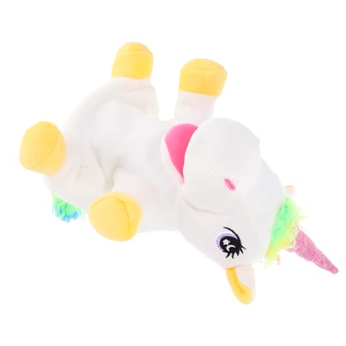 ERINGOGO Plüsch Einhorn Handpuppe für Interaktives Storytelling Weiche Kuschelpuppe Kindgerechte Lebensecht und Sicher für Fantasievolles Rollenspiel ERINGOGO Plüsch Einhorn Handpuppe für Interaktives Storytelling Weiche Kuschelpuppe Kindgerechte Lebensecht und Sicher für Fantasievolles Rollenspiel von ERINGOGO