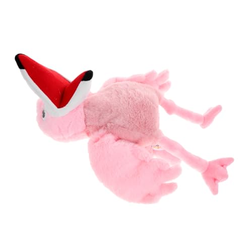 ERINGOGO Plüsch Handpuppe Puppen Für Plüschpuppe Handspielzeug Figur Für Figurpuppe Für Realistische Handpuppe Handpuppen Story Figur Puppe Rosa Pp Baumwolle von ERINGOGO