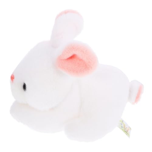 ERINGOGO Plüschhase Kuscheltier für Plüschkaninchen Plüschtier kaninchenspielzeuge plushbit Bunny Toy Hase Babyspielzeug PP Baumwolle Weiß von ERINGOGO