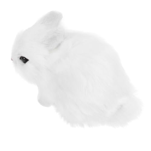 ERINGOGO Plüschhase Kuscheltier mit Realistischem Design Weiches Kunstfell Liebevolle Handarbeit Dekoratives Kaninchen für und Wohnzimmerschmuck Weiß ERINGOGO Plüschhase Kuscheltier mit Realistischem Design Weiches Kunstfell Liebevolle Handarbeit Dekoratives Kaninchen für und Wohnzimmerschmuck Weiß von ERINGOGO