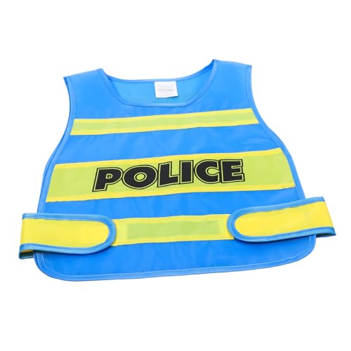 ERINGOGO Polizei Kostüm Weste aus Weichem Stoff Vielseitiges Cosplay-polizeikostüm für Jungen und Mädchen Bequemes Rollenspiel Zubehör für Fasching Karneval Kostümparty und Bühnenauftritte ERINGOGO Polizei Kostüm Weste aus Weichem Stoff Vielseitiges Cosplay-polizeikostüm für Jungen und Mädchen Bequemes Rollenspiel Zubehör für Fasching Karneval Kostümparty und Bühnenauftritte von ERINGOGO