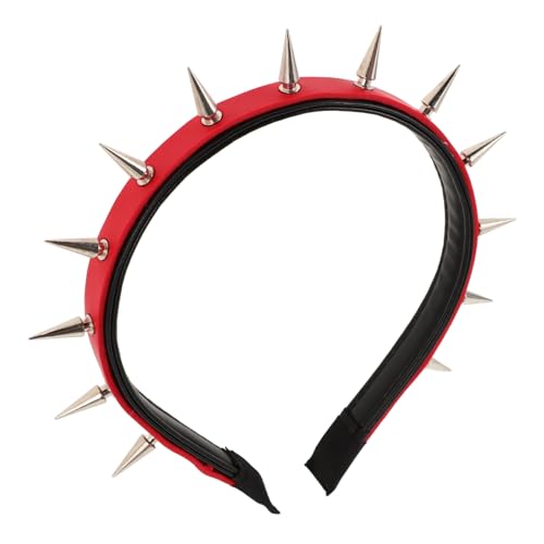 ERINGOGO Punk Nieten Stirnband Damen Goth Kopfschmuck für Halloween Cosplay Steampunk Modisches Accessoire Robust und Vielseitig für Party Ball Auftritte ERINGOGO Punk Nieten Stirnband Damen Goth Kopfschmuck für Halloween Cosplay Steampunk Modisches Accessoire Robust und Vielseitig für Party Ball Auftritte von ERINGOGO