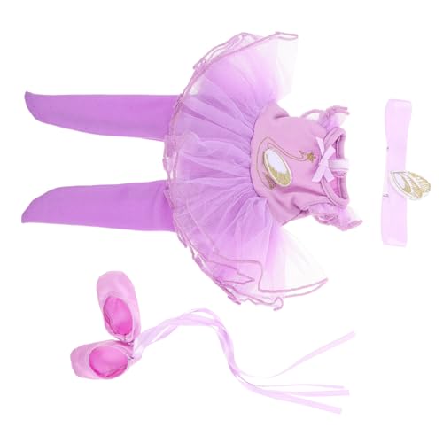 ERINGOGO Puppen Ballettkleid mit Ballerina Kleid Prinzessin Tanzkostüm für Puppen samt Schuhe und Haarband Puppenkleidung für Verkleidungsspiel ERINGOGO Puppen Ballettkleid mit Ballerina Kleid Prinzessin Tanzkostüm für Puppen samt Schuhe und Haarband Puppenkleidung für Verkleidungsspiel von ERINGOGO
