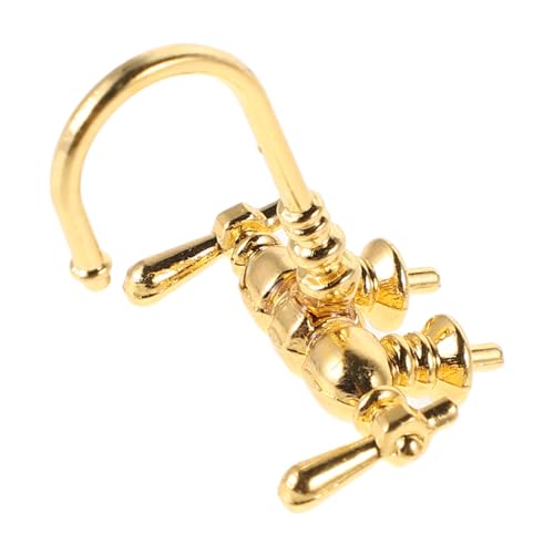 ERINGOGO Wasserhahn Für Puppenhaus-badewanne Kleiner Mischbatteriehahn Aus Metall Spielzeug-Wasserhahn Für Miniatur-Badezimmer Puppenhaus-küchenzubehör Detailreicher Für Bastelszene ERINGOGO Wasserhahn Für Puppenhaus-badewanne Kleiner Mischbatteriehahn Aus Metall Spielzeug-Wasserhahn Für Miniatur-Badezimmer Puppenhaus-küchenzubehör Detailreicher Für Bastelszene von ERINGOGO