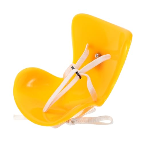 ERINGOGO Puppensicherheitssitz Dolly Miniatur Puppenträger Tragehilfe Für Babypuppen Puppenautositz Puppe-babytrage Puppenzubehör Puppe Autositz Orange Plastik von ERINGOGO