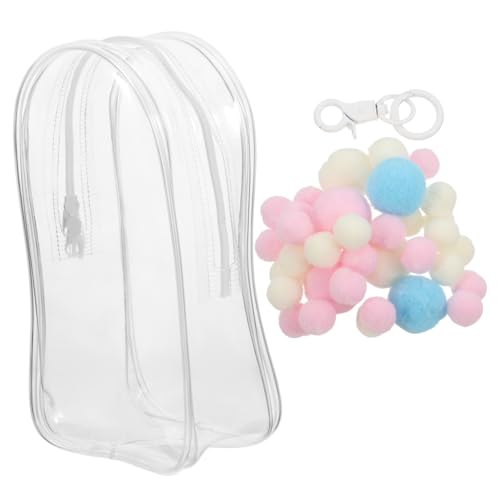 ERINGOGO Puppentasche Klarsichtbeutel Aufbewahrungstasche Zum Sammeln Staubdichtes Sammleretui Puppen- Kleine Anzeige Mini-spielzeugkoffer Tragbare Tasche Transparent PVC von ERINGOGO