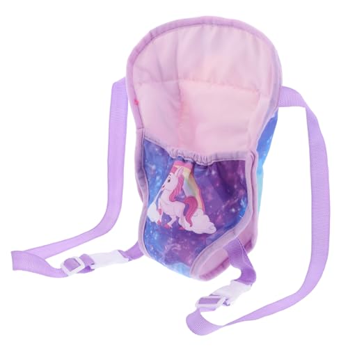 ERINGOGO Puppenträger Puppentrage Zoll Puppen Rucksack für Puppen Spielzeugrucksack Tragehilfe für Puppen Tragetuch für Babypuppen Junge vorgeben Tragetasche für Puppen einstellbar Stoff von ERINGOGO