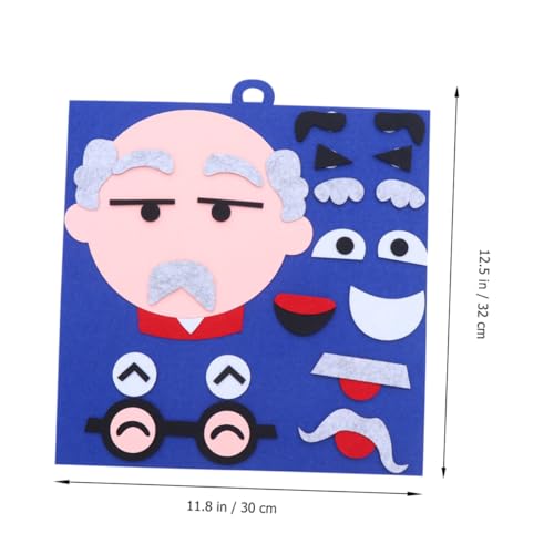 ERINGOGO Puzzle Spielzeug Für Mädchen Lustiges Und Buntes Non-Woven Stoffpuzzle Mit Gesichtselementen Für Jungen Und Mädchen Fördert Kognitive Fähigkeiten Für Zuhause Und Schule ERINGOGO Puzzle Spielzeug Für Mädchen Lustiges Und Buntes Non-Woven Stoffpuzzle Mit Gesichtselementen Für Jungen Und Mädchen Fördert Kognitive Fähigkeiten Für Zuhause Und Schule von ERINGOGO